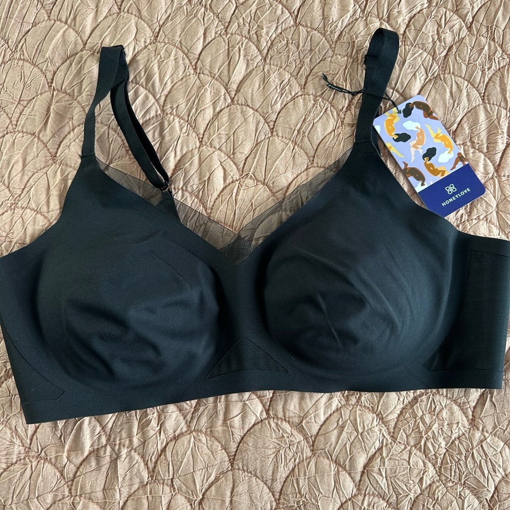 Honey Love Black Bra